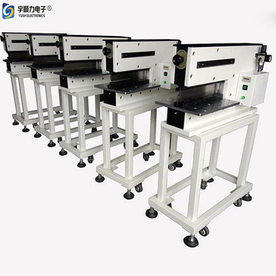 Guillotine type Aluminum Pre-scored Panel Singulation Machine for cutting SMD