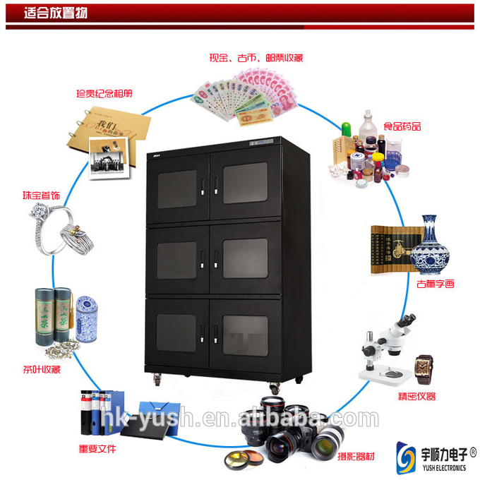 Anti Static Industrial ESD PCB Storage Cabinet Humidity Control