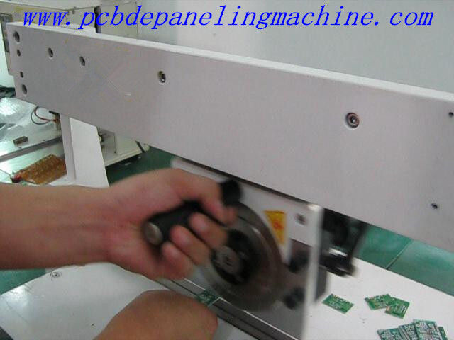 Manual LED / FPC / pcb depaneling equipment with Calibration Blade Setting