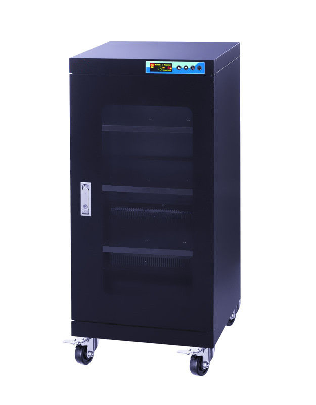 3 Shelf 240L Desiccant Dry Box Black Antistatic For Semicondustor Storage