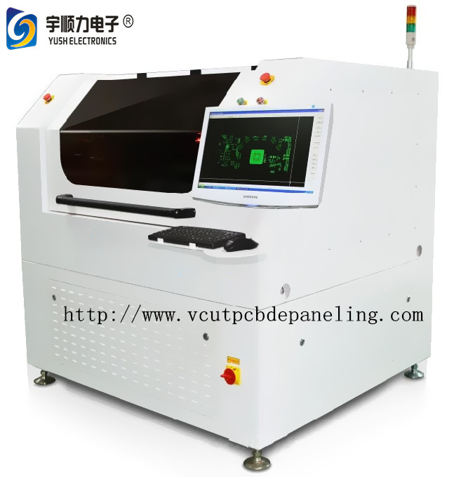 Intelligent High speed UV Drilling Laser Depaneling Machine for PWB , PCB Laser Cutter