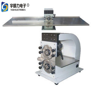 2400mm Motorized Circular PCB Separation V Groove Cutting Machine