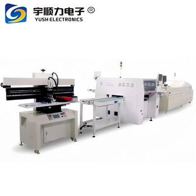 Semi Auto High Precision Energy Saving SMT Assembly Line For LED